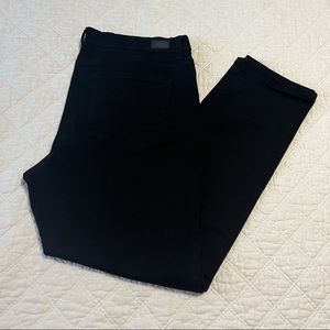 Lee slimming fit skinny leg black denim jeans 16